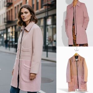 Coach NWT Pink 100% Wool Coat